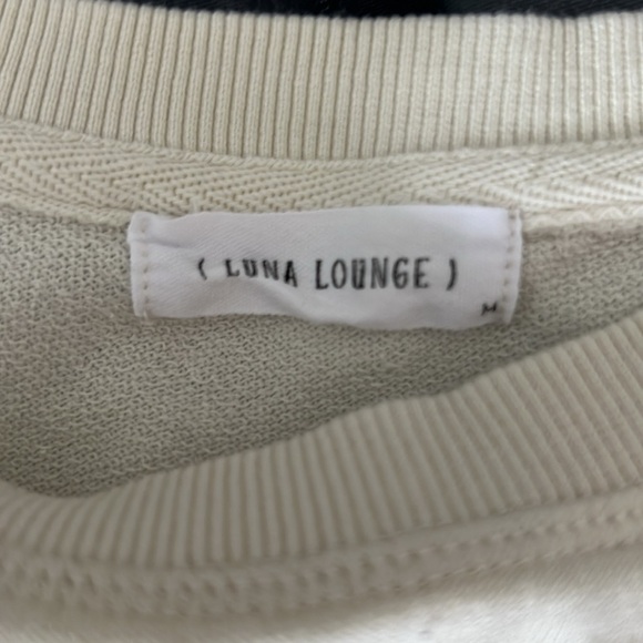 Cream Long Sleeve Tee with Soft Comfort - Picture 3 of 3